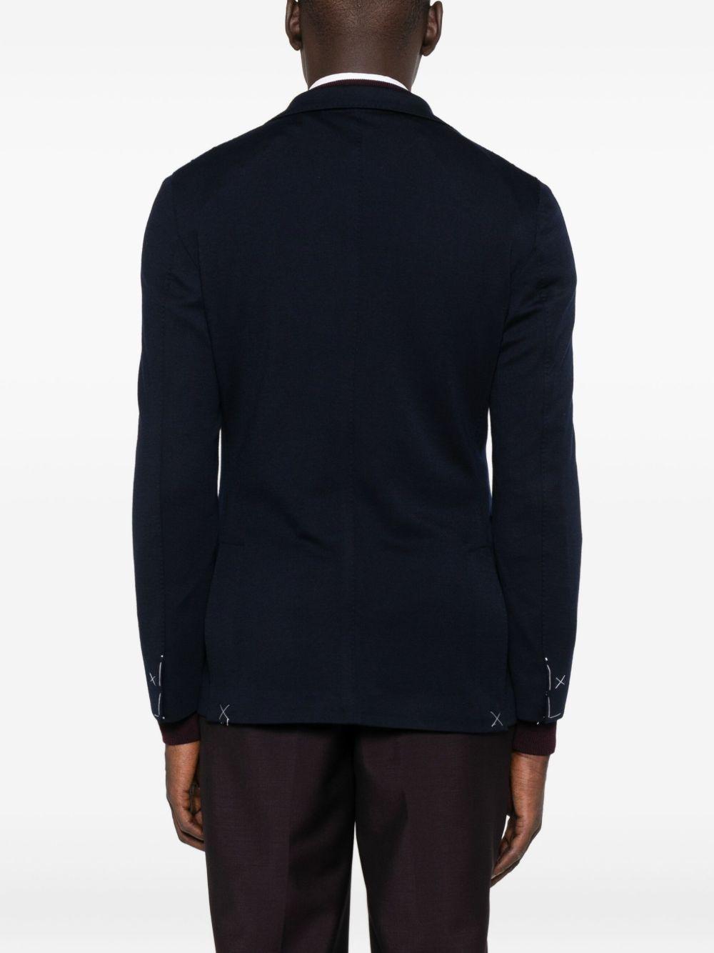 Blazer con applicazione in blu Eleventy - uomo 