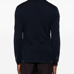 Blazer con applicazione in blu Eleventy - uomo 