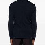 Blazer con applicazione in blu Eleventy - uomo 