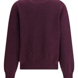 Maglione a girocollo wolfe in viola Khaite - donna 