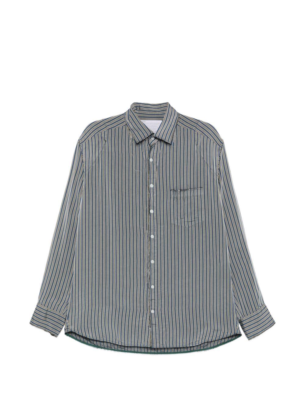 Camicia a righe in grigio Kolor - uomo 