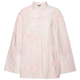 Camicia oversize in rosa Rotate - donna 
