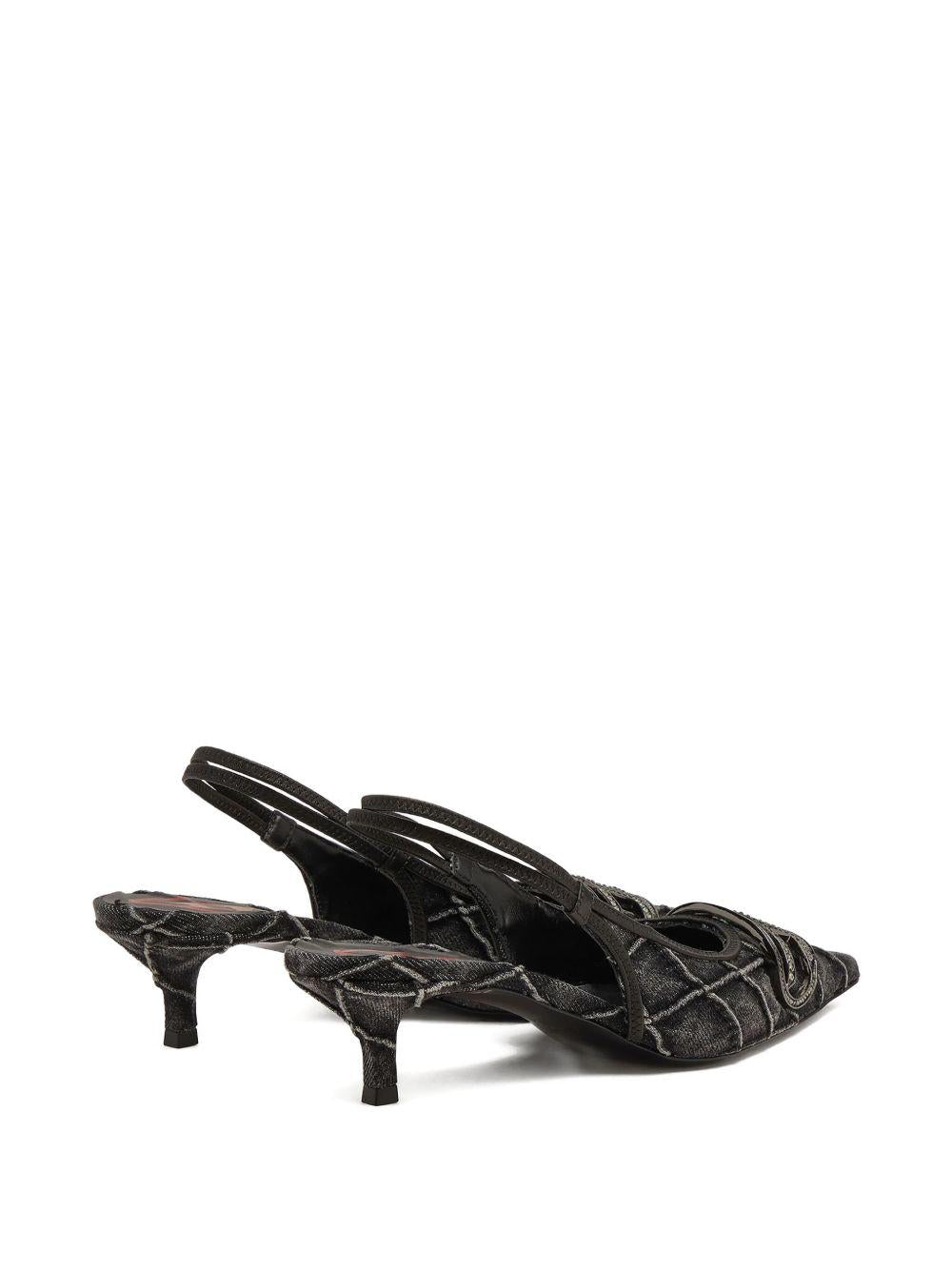 Décolleté con tacco d-venus sb in nero Diesel - donna 