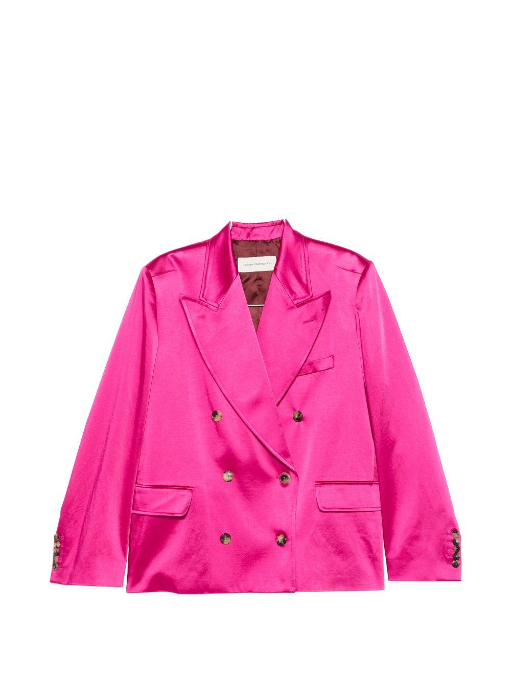 Blazer doppiopetto Bosea in rosa Dries van noten - donna 