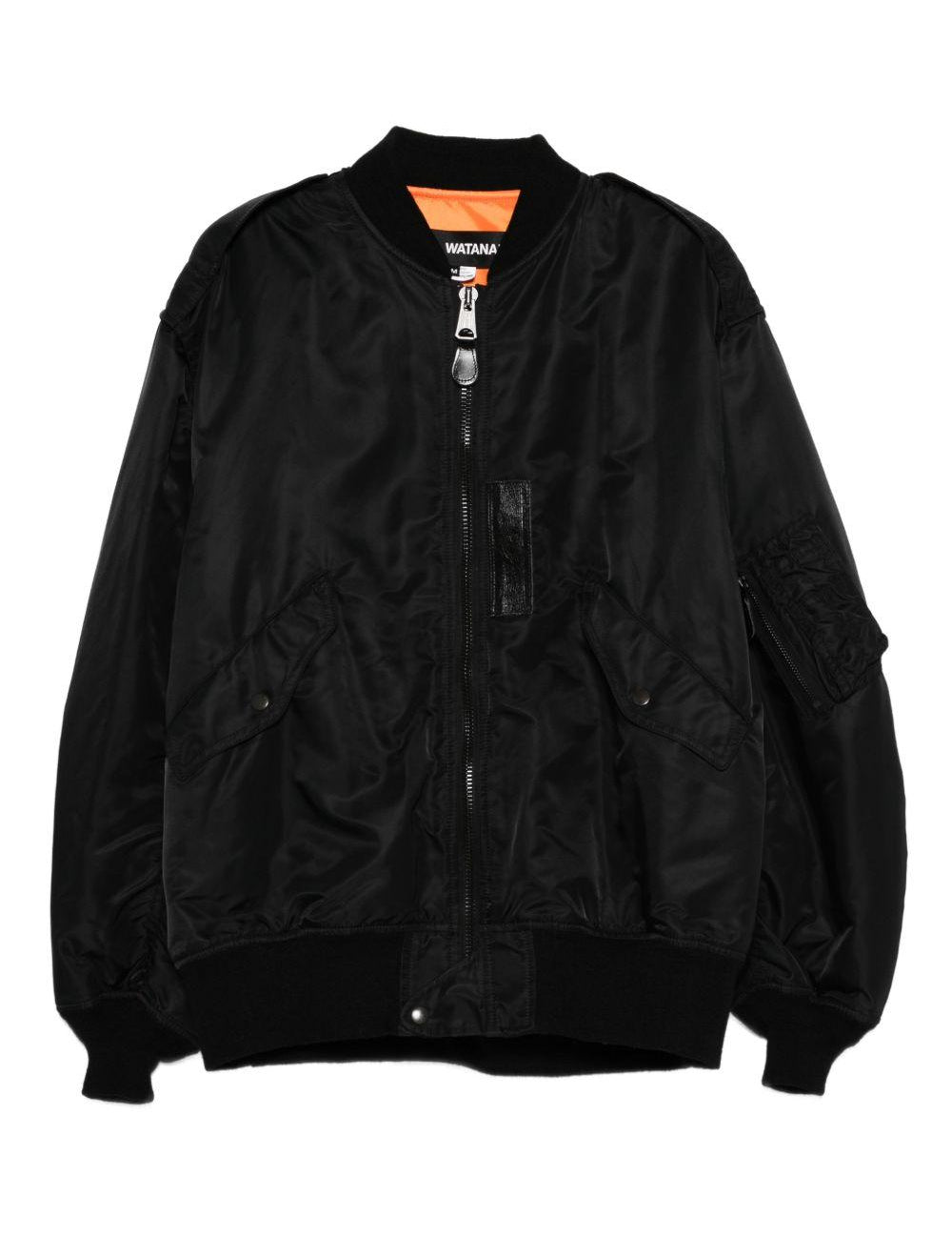 Mantella con pieghe in nero Junya Watanabe - donna 
