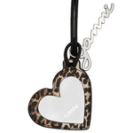Specchio Bou Heart in nero Ganni - donna 