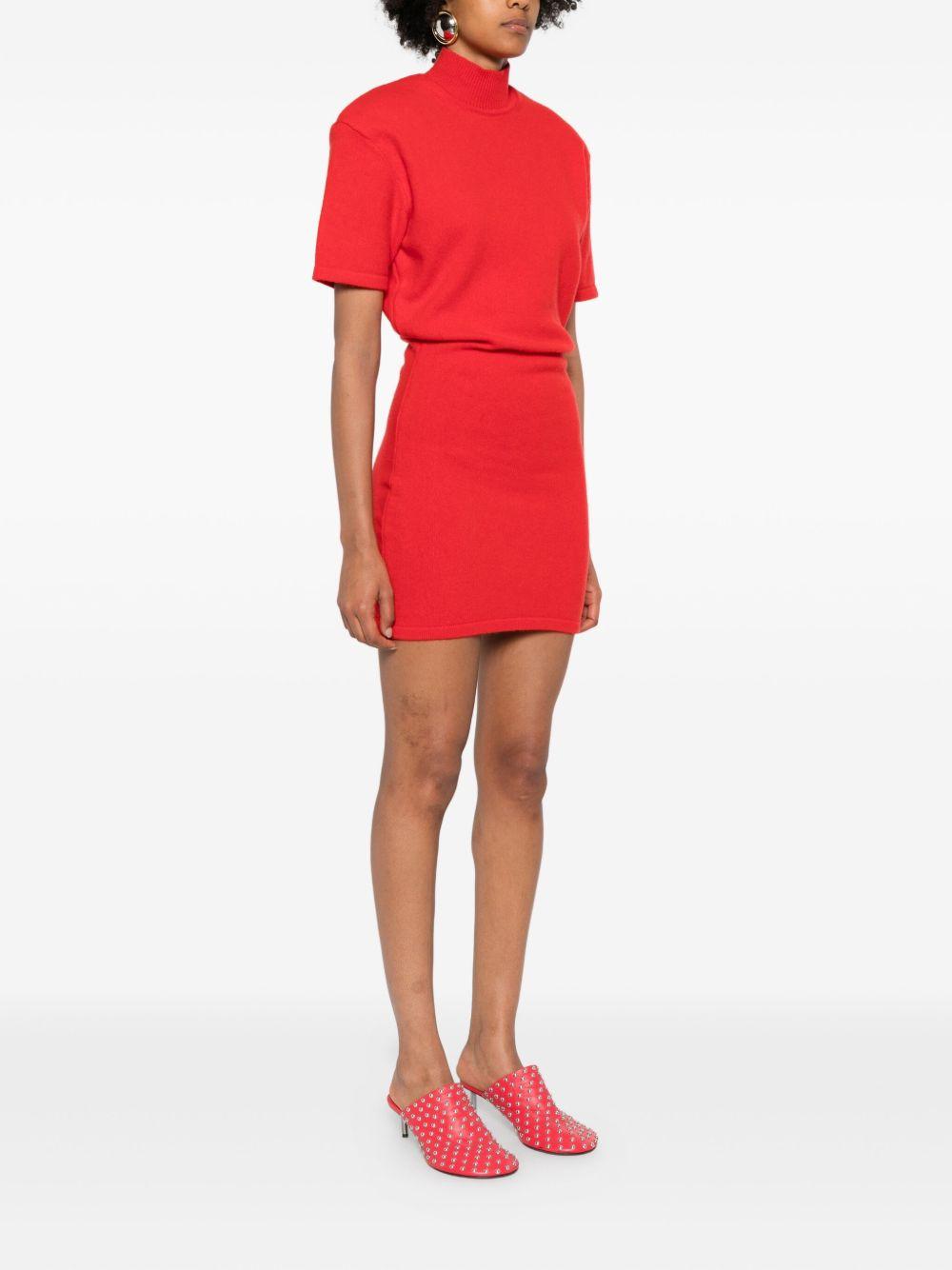 Abito la robe maille castagna in rosso Jacquemus - donna 