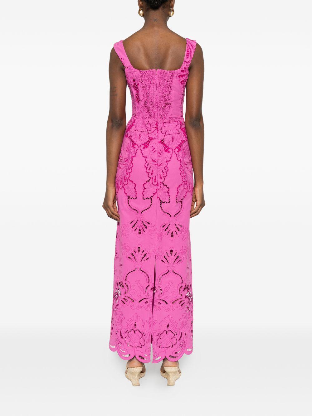 Abito lungo cut-out in rosa GIUSEPPE DI MORABITO - donna 