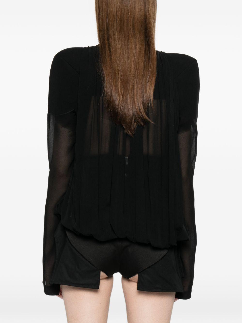 Giacca Maria con scollo a V in nero Rick Owens - donna 