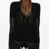 Giacca Maria con scollo a V in nero Rick Owens - donna 