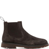Stivaletti chelsea in suede in marrone Henderson baracco - uomo 
