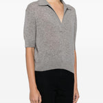 Polo Shrunken Jo in grigio Khaite - donna 