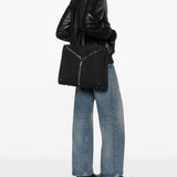 Borsa tote con dettaglio zip in nero HELIOT EMIL - uomo 