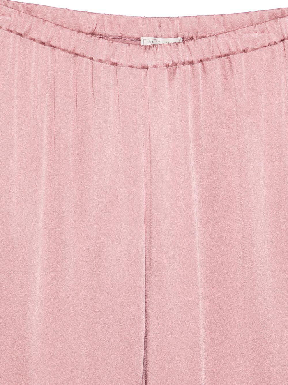 Pantaloni elasticizzati in rosa Antonelli - donna 