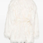 Cappotto in eco-pelliccia juno color crema Entire Studios - donna 