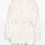 Cappotto in eco-pelliccia juno color crema Entire Studios - donna 
