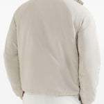 Giacca con cappuccio in nylon in bianco Brunello cucinelli - uomo 