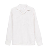 Polo a maniche lunghe in bianco Lardini - uomo 