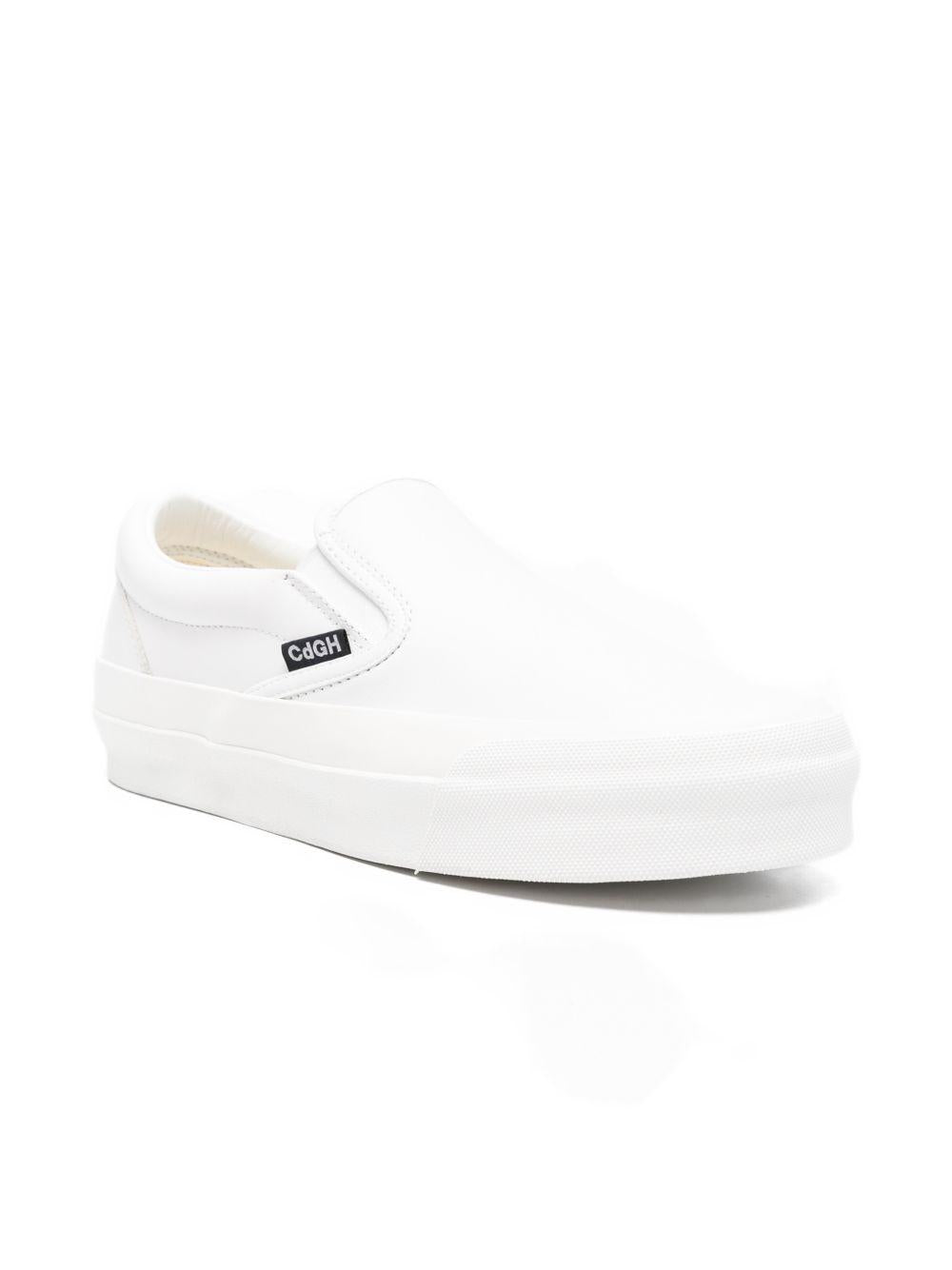 Sneakers senza lacci in bianco Comme des garcons homme - uomo 