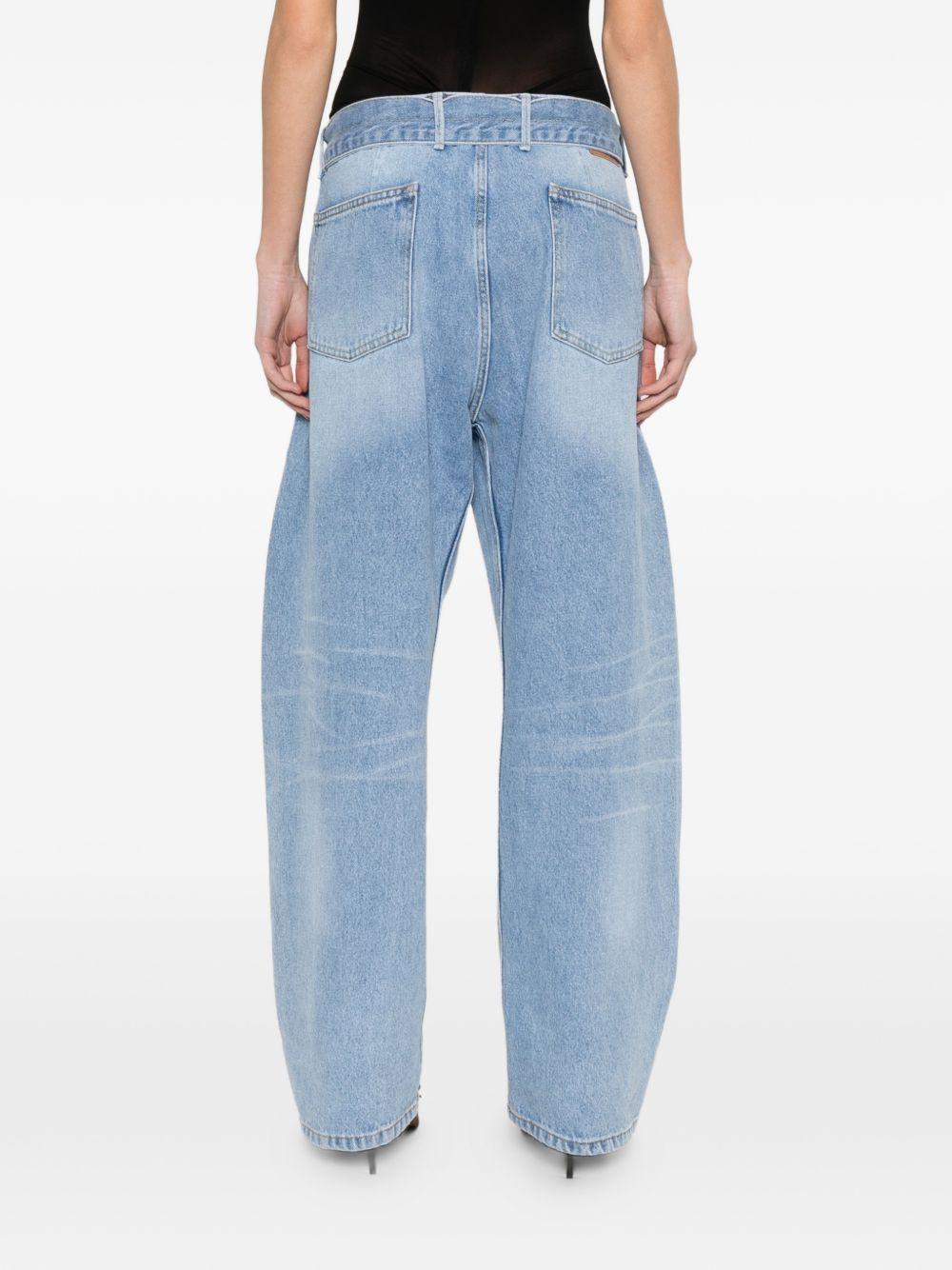 Jeans con cintura in blu Magda butrym - donna 