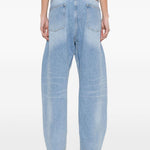 Jeans con cintura in blu Magda butrym - donna 