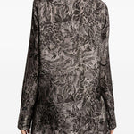 CAMICIA A STAMPA FLOREALE IN GRIGIO GOLDEN GOOSE - DONNA 