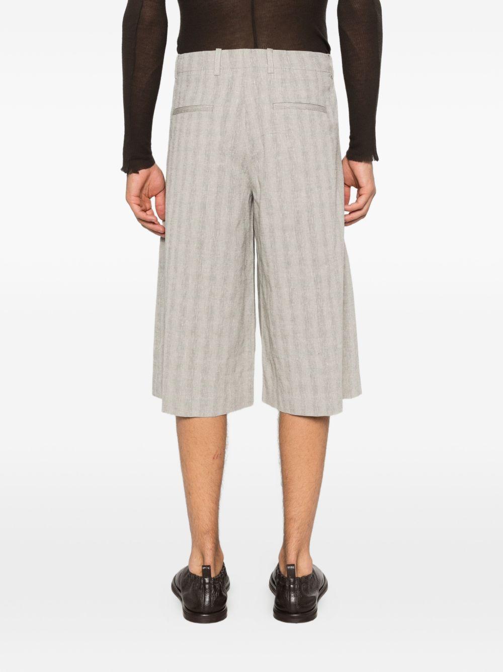 Pantaloncini Split in grigio Our legacy - uomo 