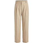 Pantaloni Croisière a pieghe con elastico in vita in beige Jacquemus - uomo 