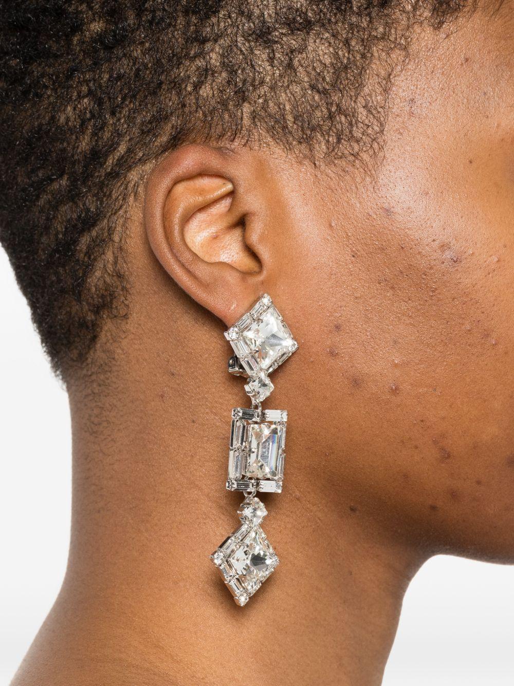 Orecchini pendenti con cristalli in argento Alessandra rich - donna 