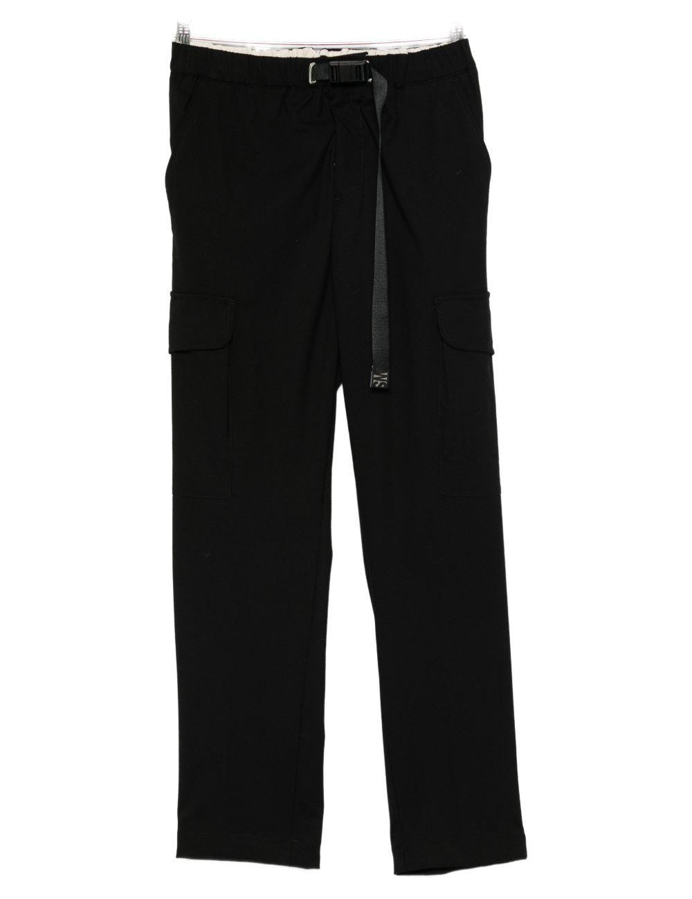 Pantaloni cargo con tasche in nero Whitesand - uomo 