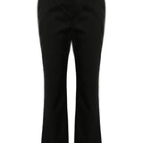 Pantaloni dorkas in nero Loulou Studio - donna 