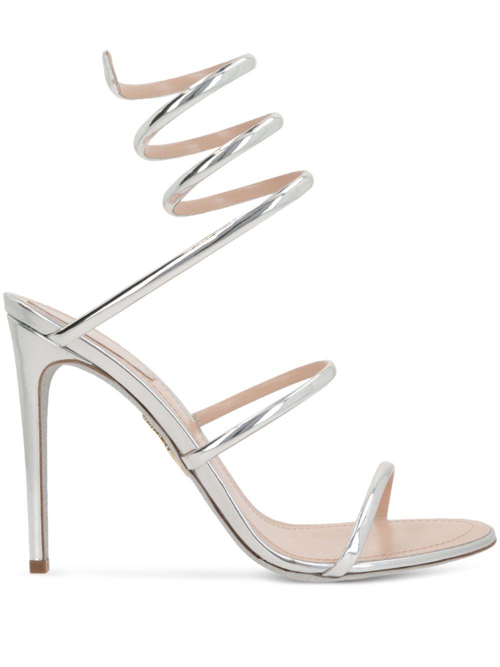 Sandali Cleo in argento Rene caovilla - donna 