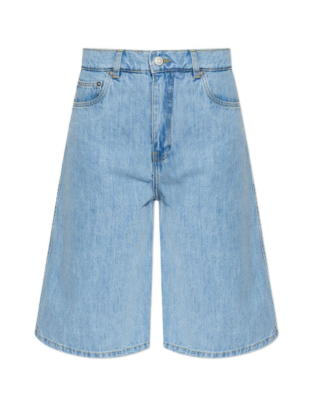 Shorts con cintura in blu Coperni - donna 
