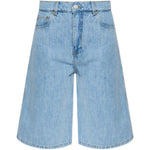 Shorts con cintura in blu Coperni - donna 