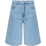 Shorts con cintura in blu Coperni - donna 