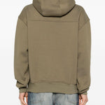 Felpa con cappuccio in verde Rhude - uomo 