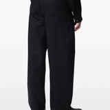 Pantaloni Gino con passanti per cintura in nero Sefr - uomo 