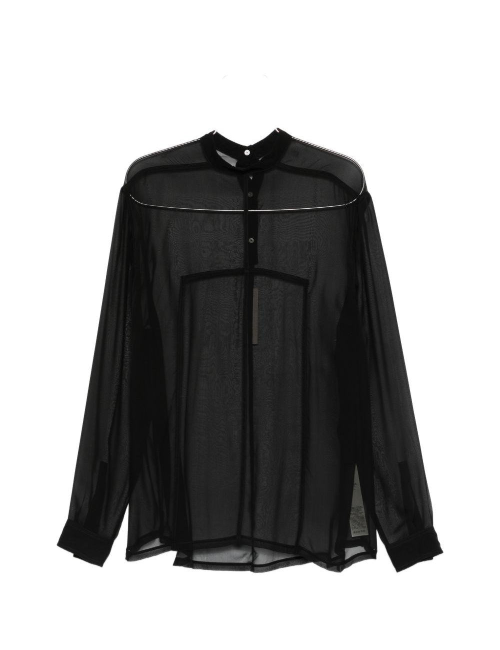 Top con bottoni sul retro in nero Rick owens - uomo 