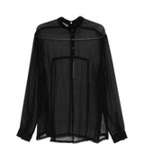 Top con bottoni sul retro in nero Rick owens - uomo 