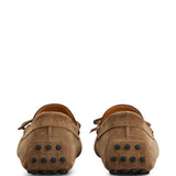 Mocassini in suede gommino in marrone Tod's - uomo 