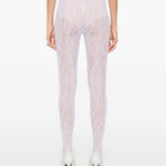 Leggings in pizzo in bianco Wardrobe.NYC - donna 