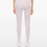 Leggings in pizzo in bianco Wardrobe.NYC - donna 