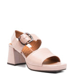 Sandali in pelle lucida con fibbia in rosa Chie mihara - donna 