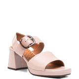 Sandali in pelle lucida con fibbia in rosa Chie mihara - donna 