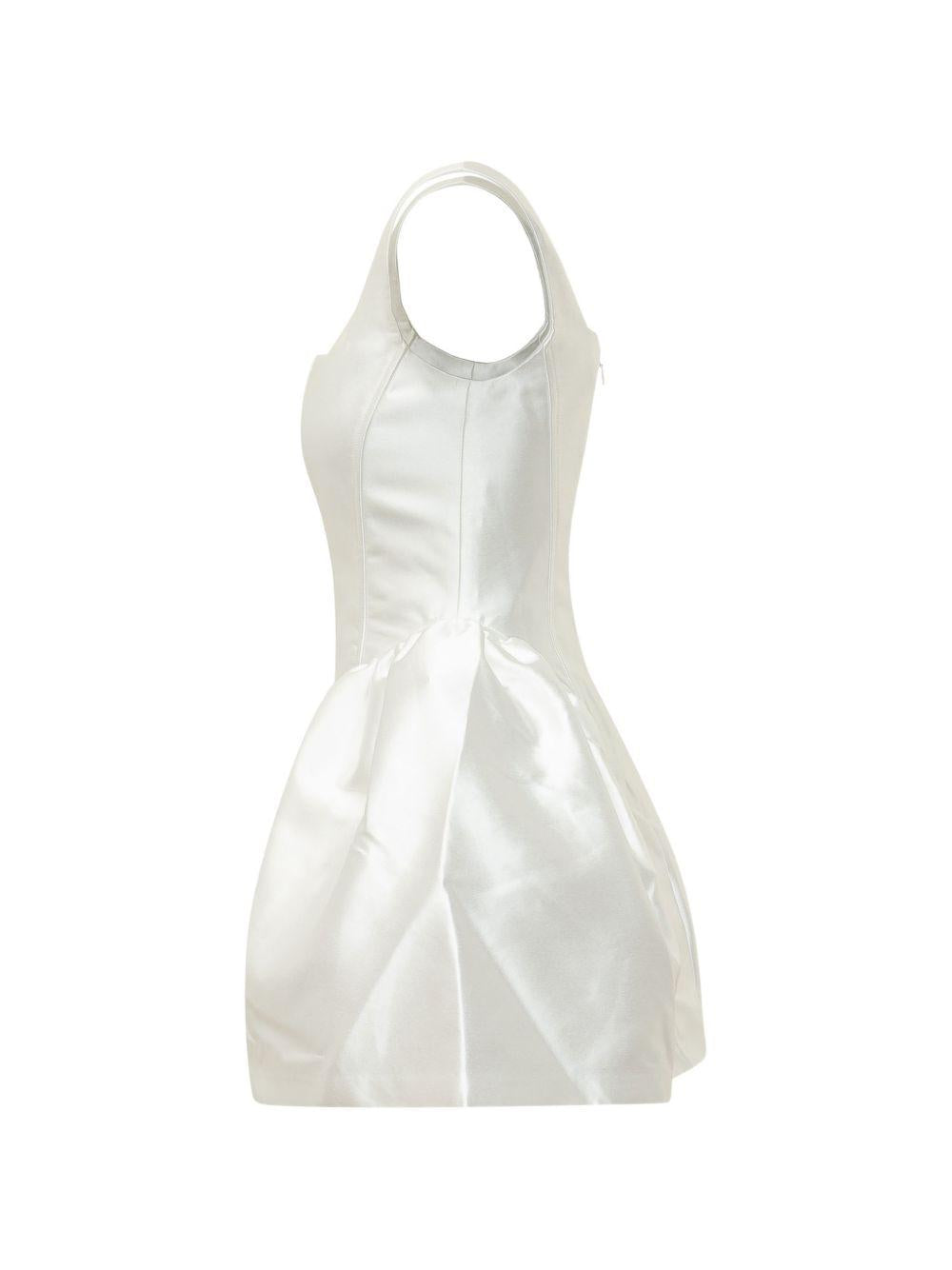 Abito corto svasato in bianco Self-Portrait - donna 