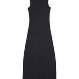Abito lungo smanicato in nero Remain - donna 