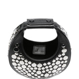 Borsa Goodnight Moon con borchie in nero Staud - donna 