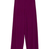 Pantaloni a gamba ampia in viola Forte forte - donna 