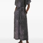 Abito lungo Acre con coulisse in blu Uma Wang - donna 