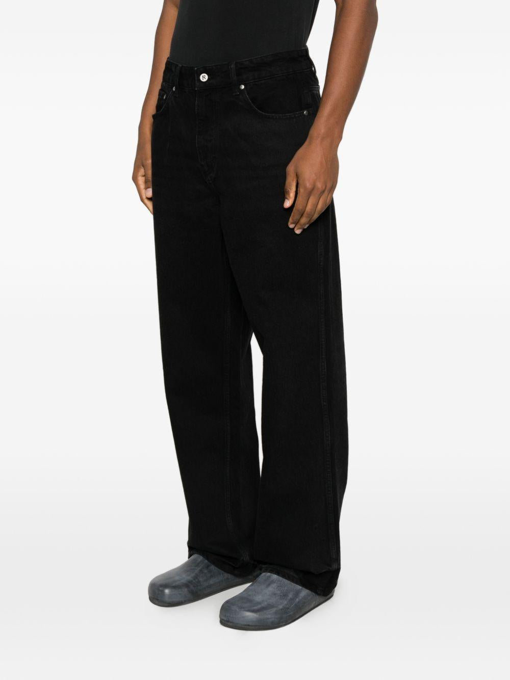 Jeans di cotone in nero Represent - uomo 